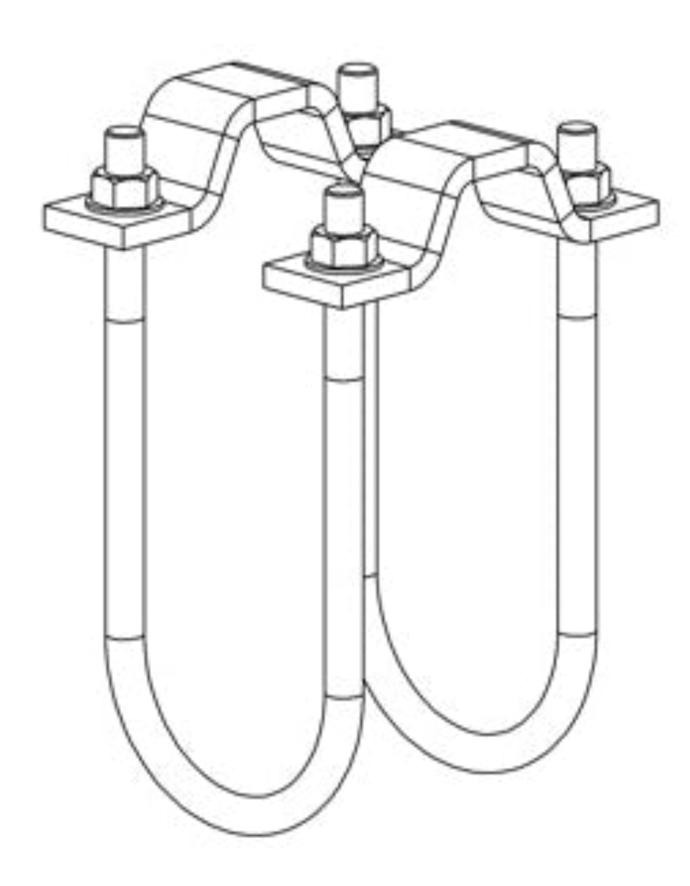 Spalding Saddle/Pipe Clamps (6) - 301-047