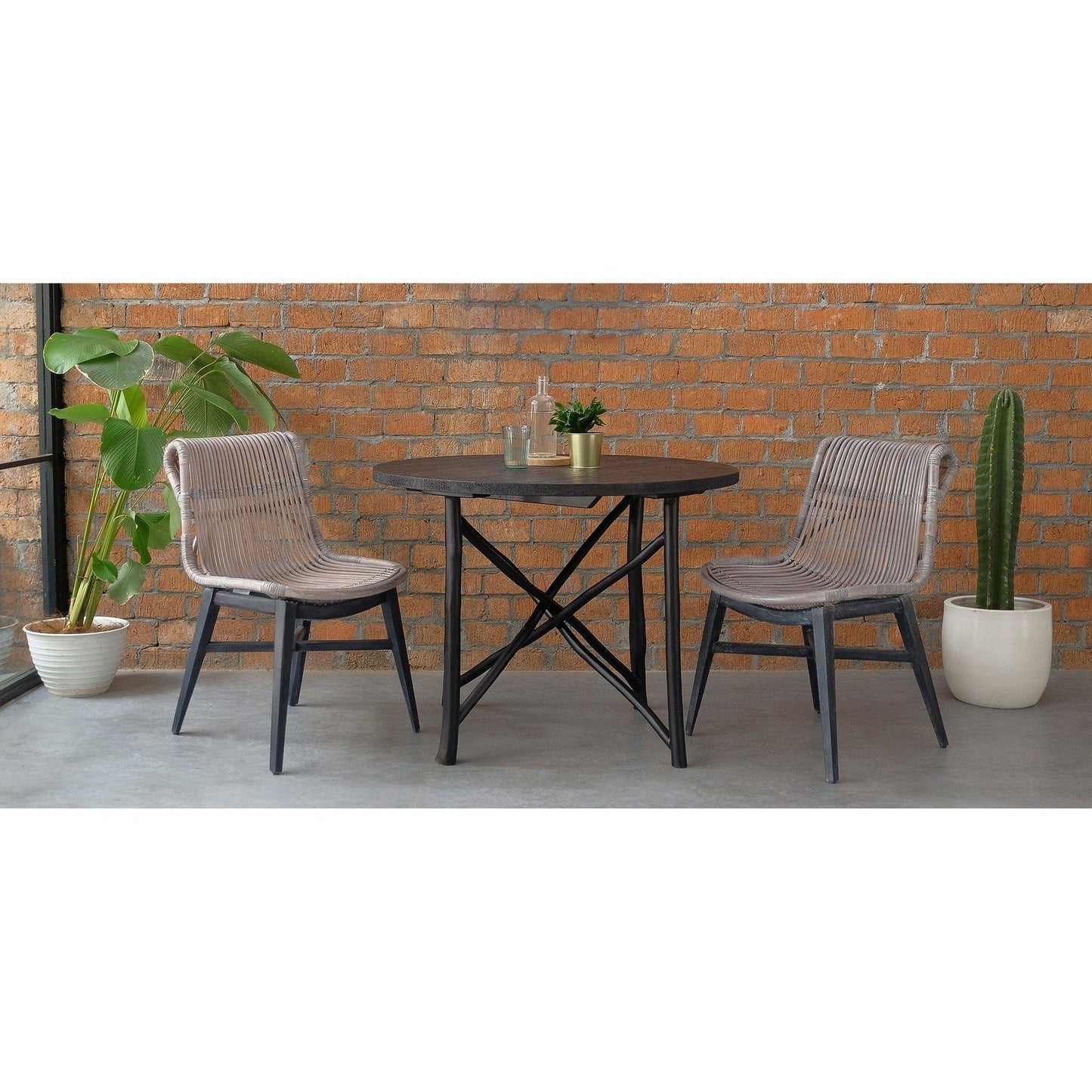 New Pacific Direct Iria Rattan Chair, (Set of 2) - 7100002