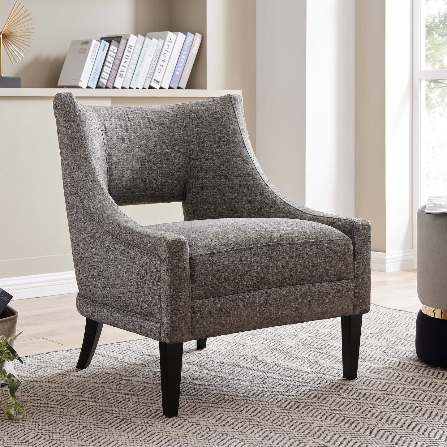 New Pacific Direct Eugene Fabric Accent Chair - 9900054-331