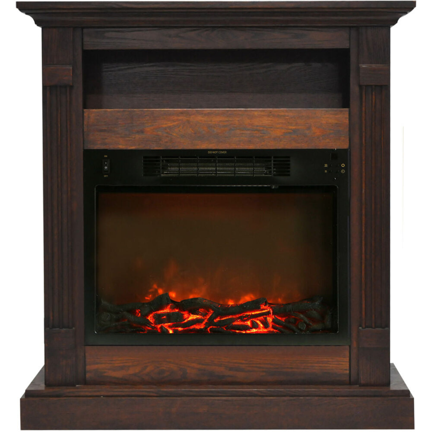 Cambridge Electric Mantel Fireplaces - CAMBR3437 1WAL
