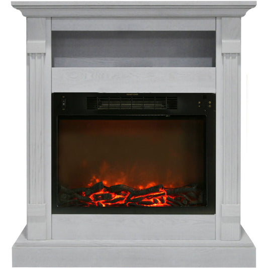 Cambridge Electric Mantel Fireplaces - CAMBR3437 1WHT