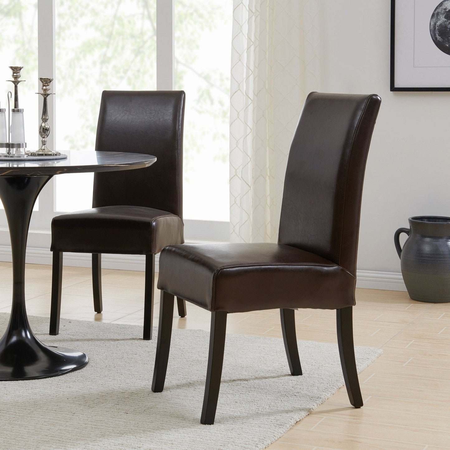 New Pacific Direct Valencia Bicast Leather Chair, (Set of 2) - 108239-01