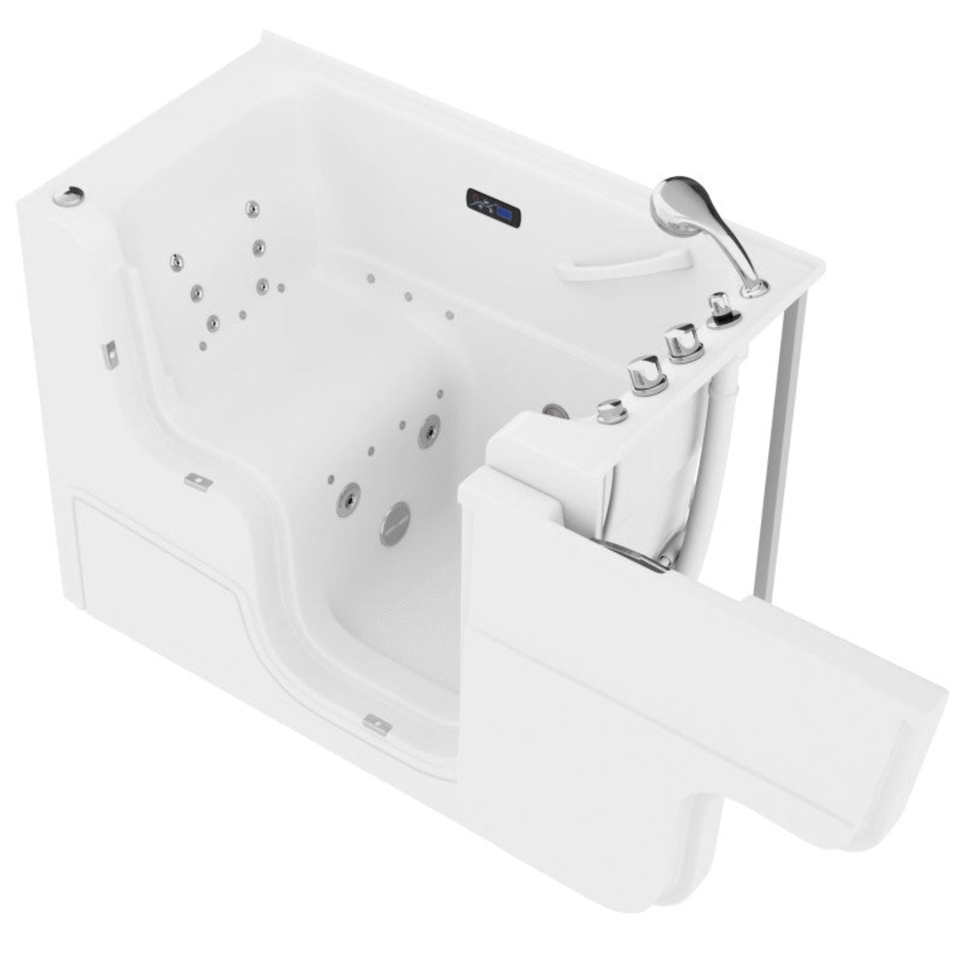Tru Grit Right Drain FULLY LOADED Wheelchair Access Walk-in Tub with Air and Whirlpool Je - 1770266686935_128