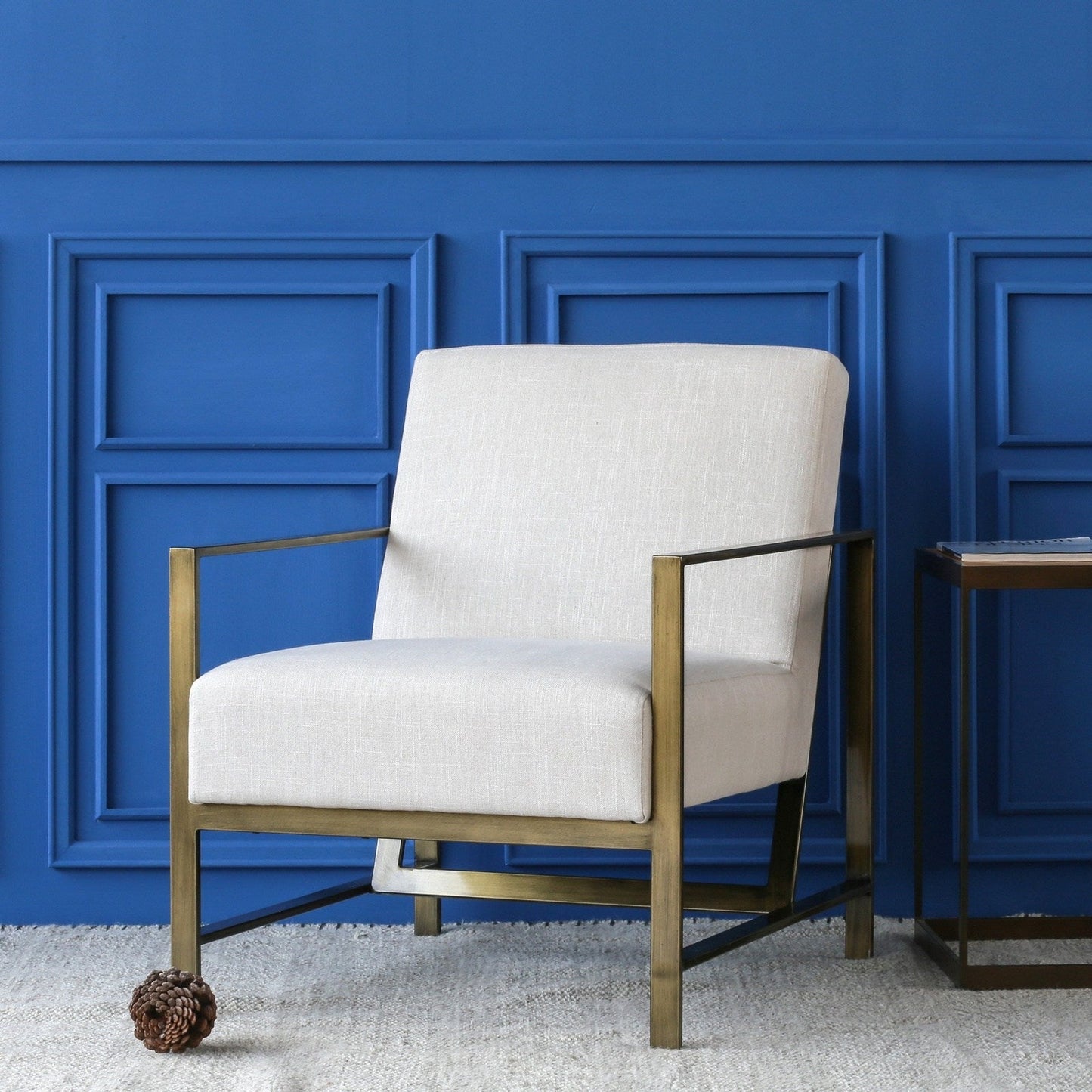 New Pacific Direct Francis Fabric Arm Chair - 3900032-279