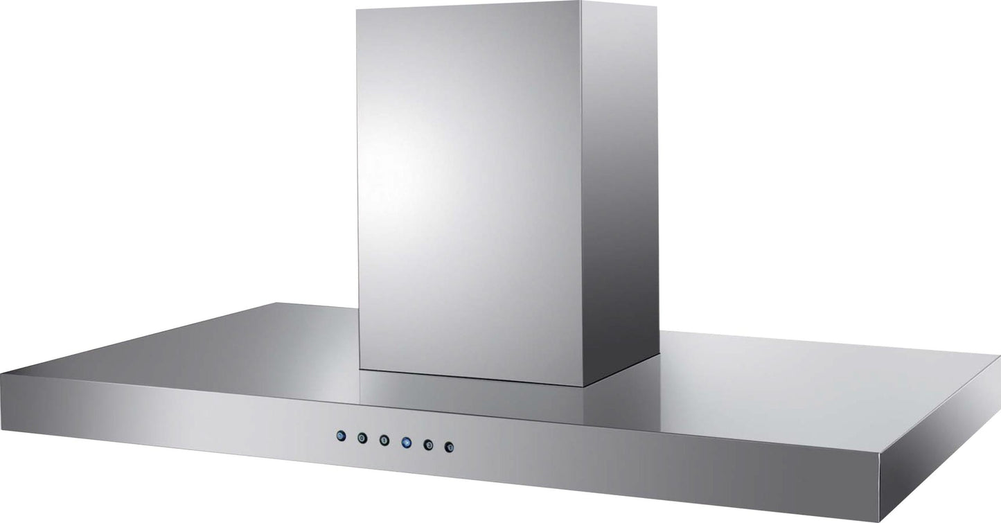 XO APPLIANCE XORI42SC 42" CCC 600/395 CFM Italian Made Island Range Hood in Stainless Steel - XORI42SC