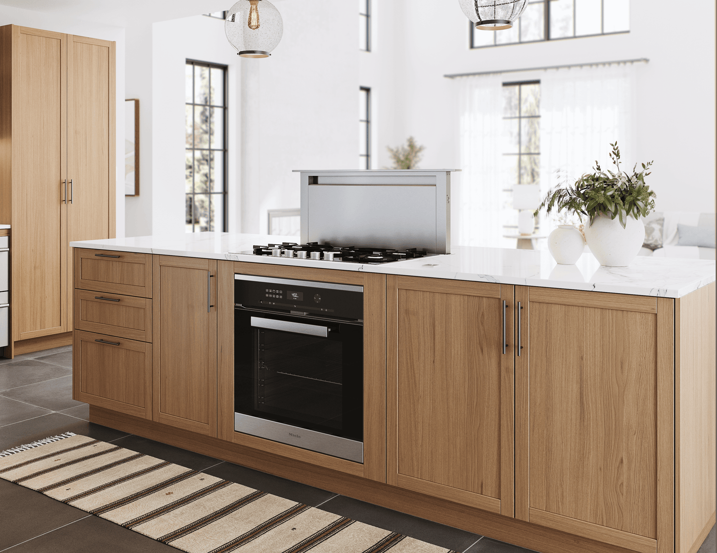 ZEPHYR Treviso Downactive, 14" rise, 30" Width, SS, 600 CFM in Stainless Steel - ZTVE30AS