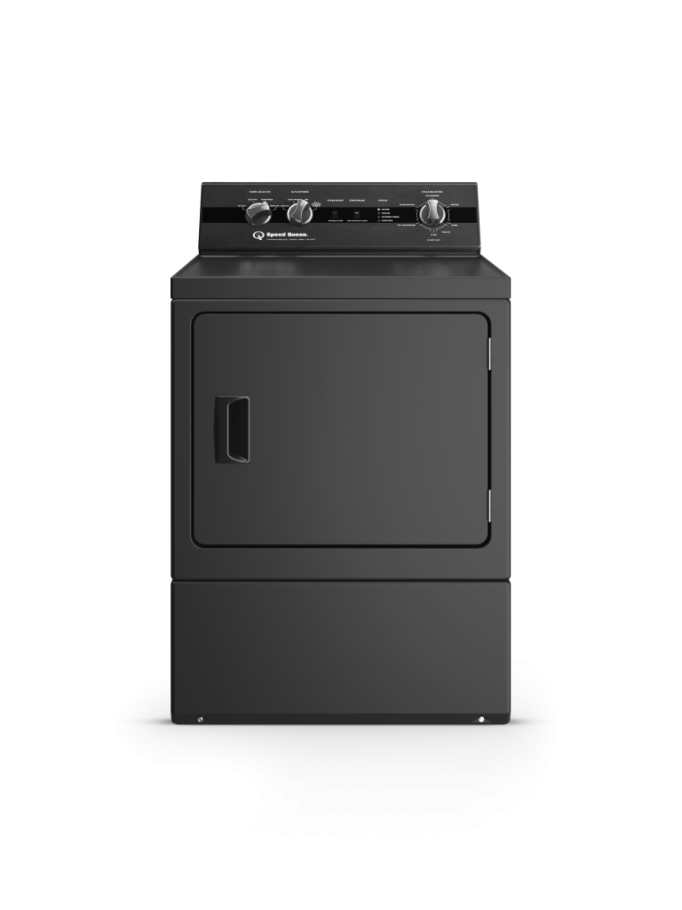 SPEED QUEEN DC5004BE DC5 Sanitizing Electric Dryer with Pet Plus Extended Tumble Steam Black - DC5004BE