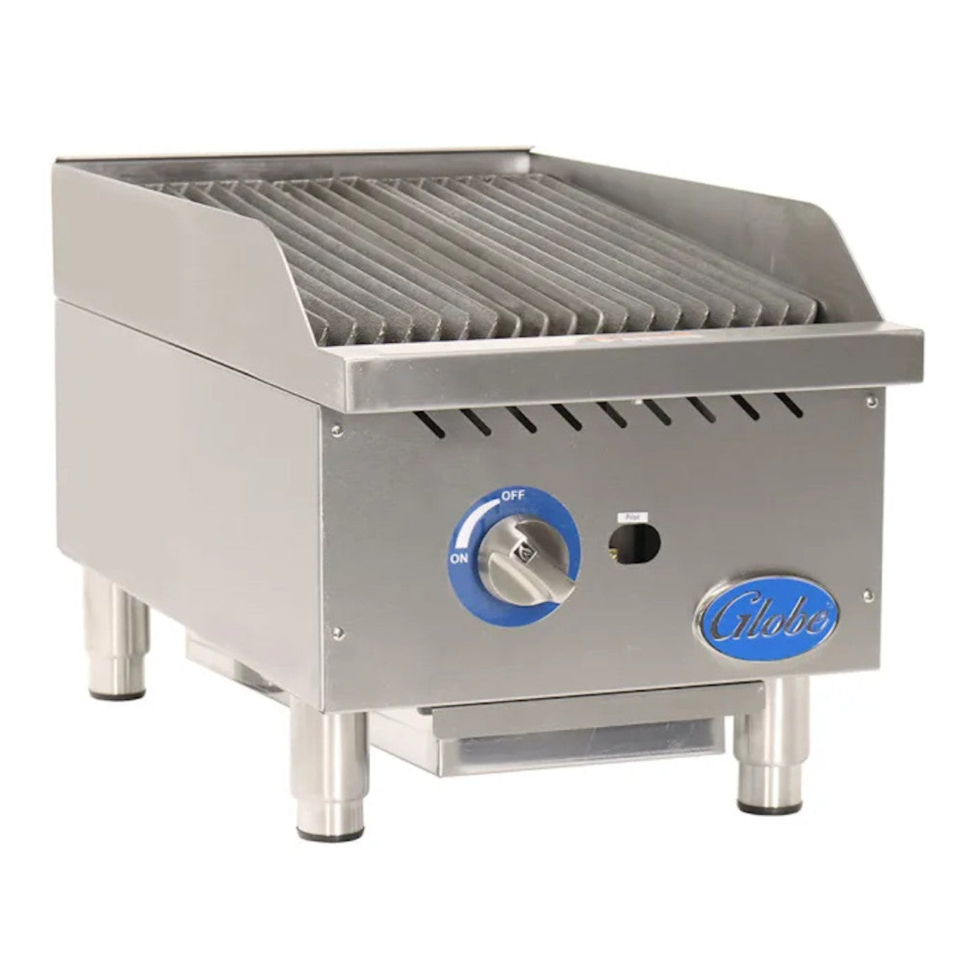 Globe " Gas Charbroiler with Cast Iron Radiants - 40,000 BTU - GLGCB15GCR