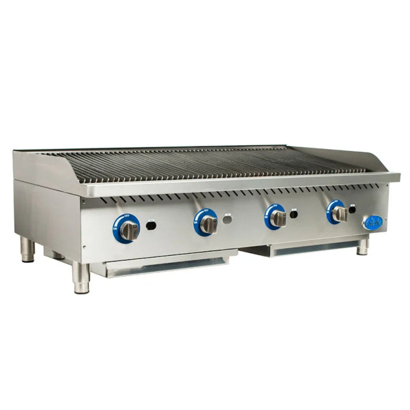 Globe Gas Charbroiler with Stainless Steel Radiants - 160,000 BTU - GLGCB48GSR