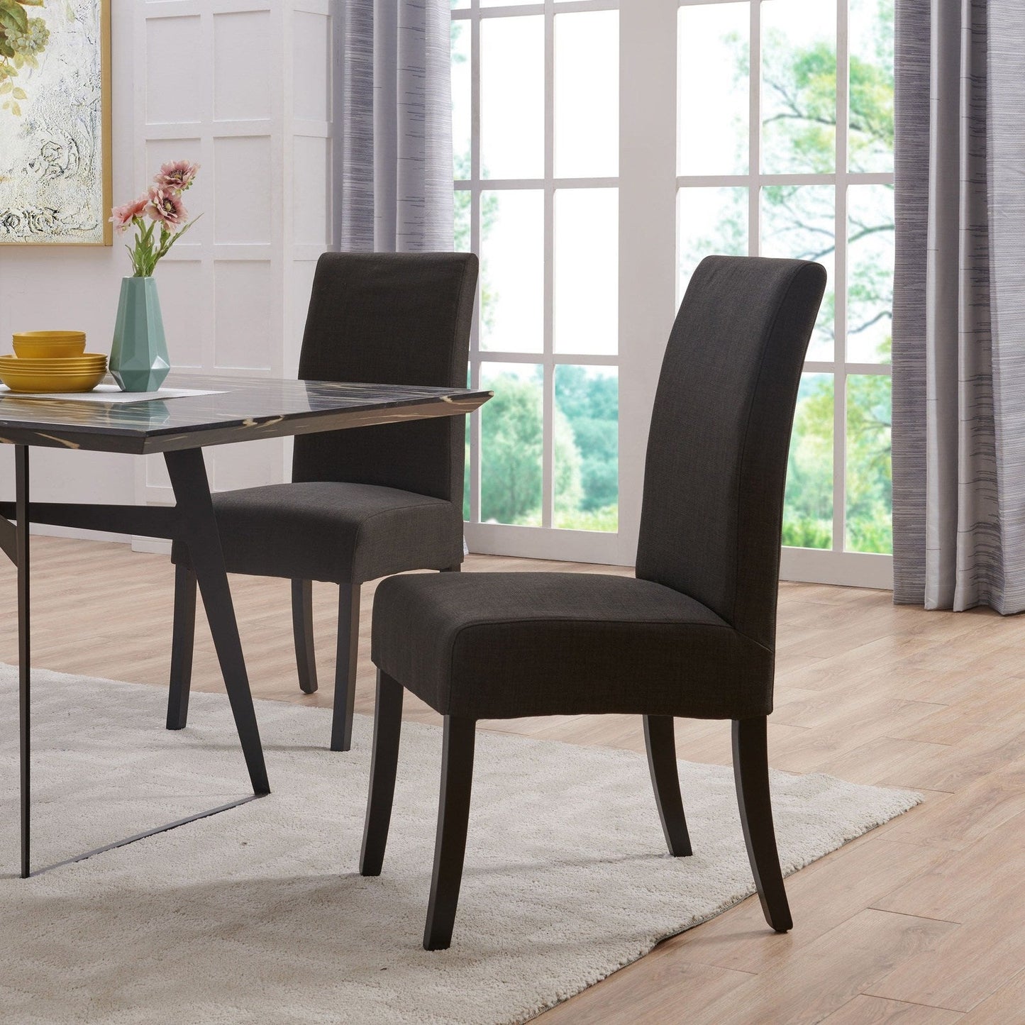 New Pacific Direct Valencia Fabric Chair, (Set of 2) - 108239-HS02