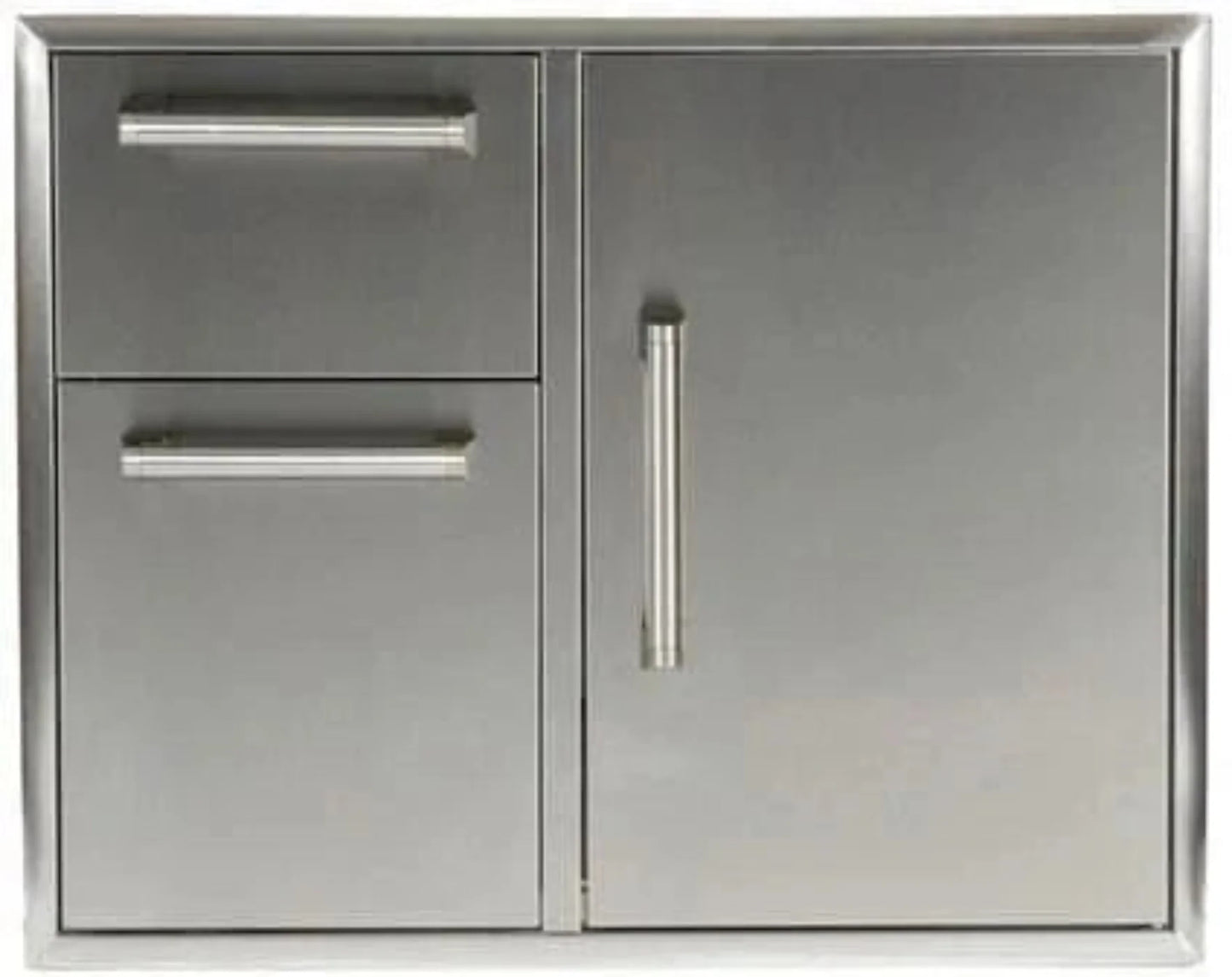 Haven 72" Coyote Outdoor Kitchen Island w/ 24" Refrigerator - HCOY72REF-2