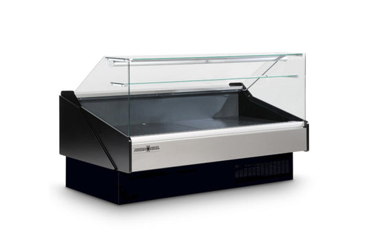 Hydra-Kool | 60" Wide Remote Flat Glass Packaged Meat Deli Display Case - KPM-FG-60-R