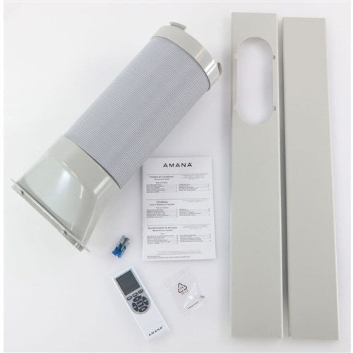 Amana - 12, 000 BTU Portable AC - White/Black - AMAP121AB-2