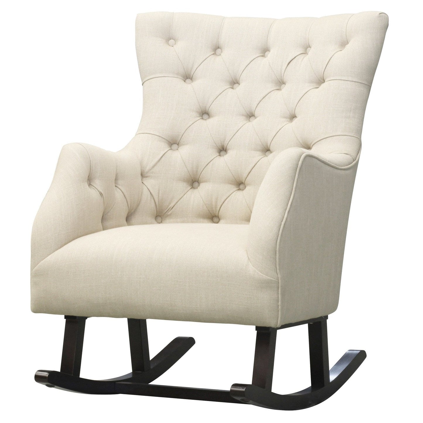 New Pacific Direct Abigail Fabric Tufted Rocking Chair - 3900023