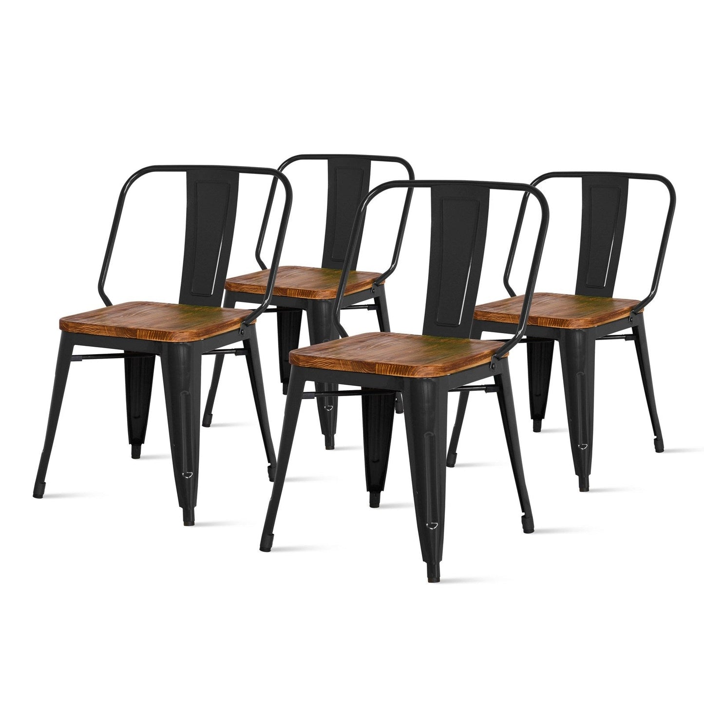 New Pacific Direct Brian Metal Side Chair, (Set of 4) - 938232-B