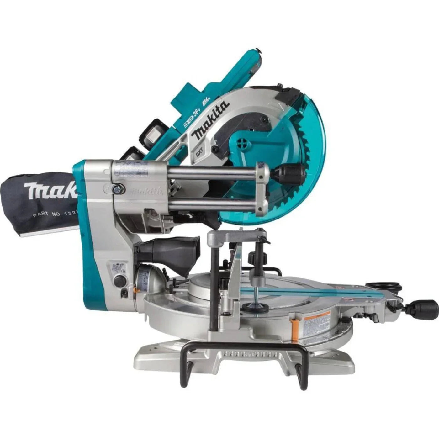 Makita 18V x2 LXT Lithium-Ion (36V) Brushless Cordless 10" Dual-Bevel Sliding Compound Miter Saw with Laser Kit - XSL06PT