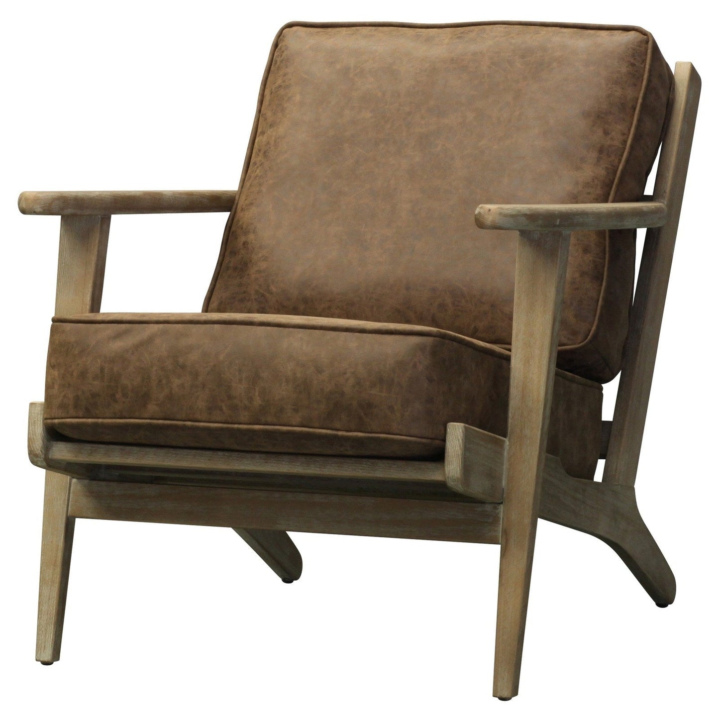 New Pacific Direct Albert PU Leather Accent Chair - 3900024