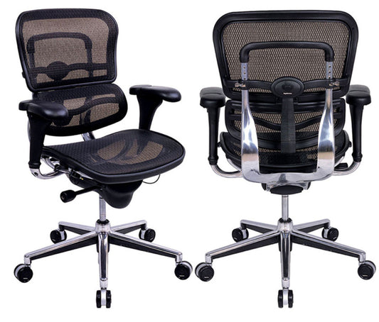 EuroTech Ergohuman Leather Mesh Executive - EUR-LEM6ERGLO