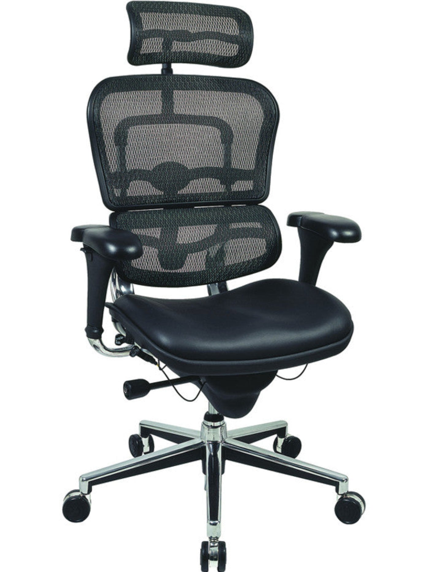 EuroTech Ergohuman Leather Mesh High Back Executive - EUR-LEM4ERG