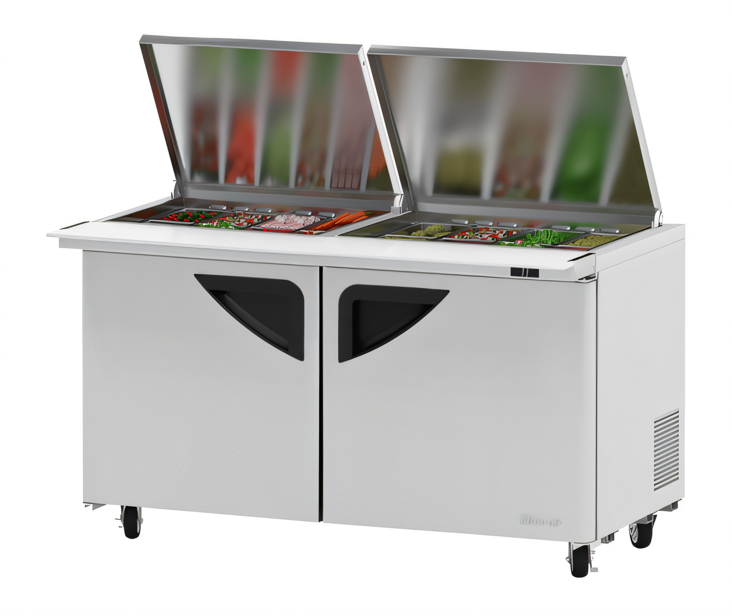 Turbo Air Super Deluxe Refrigerated Prep Tables - TST-60SD-24-N-FL
