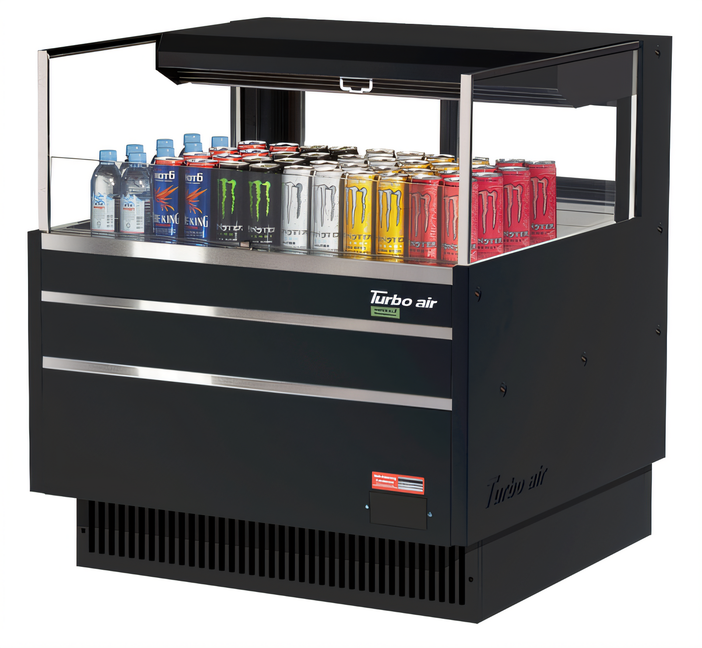 Turbo Air Open-Air Coolers - TOM-36L-UFD-W(B)-1S-N