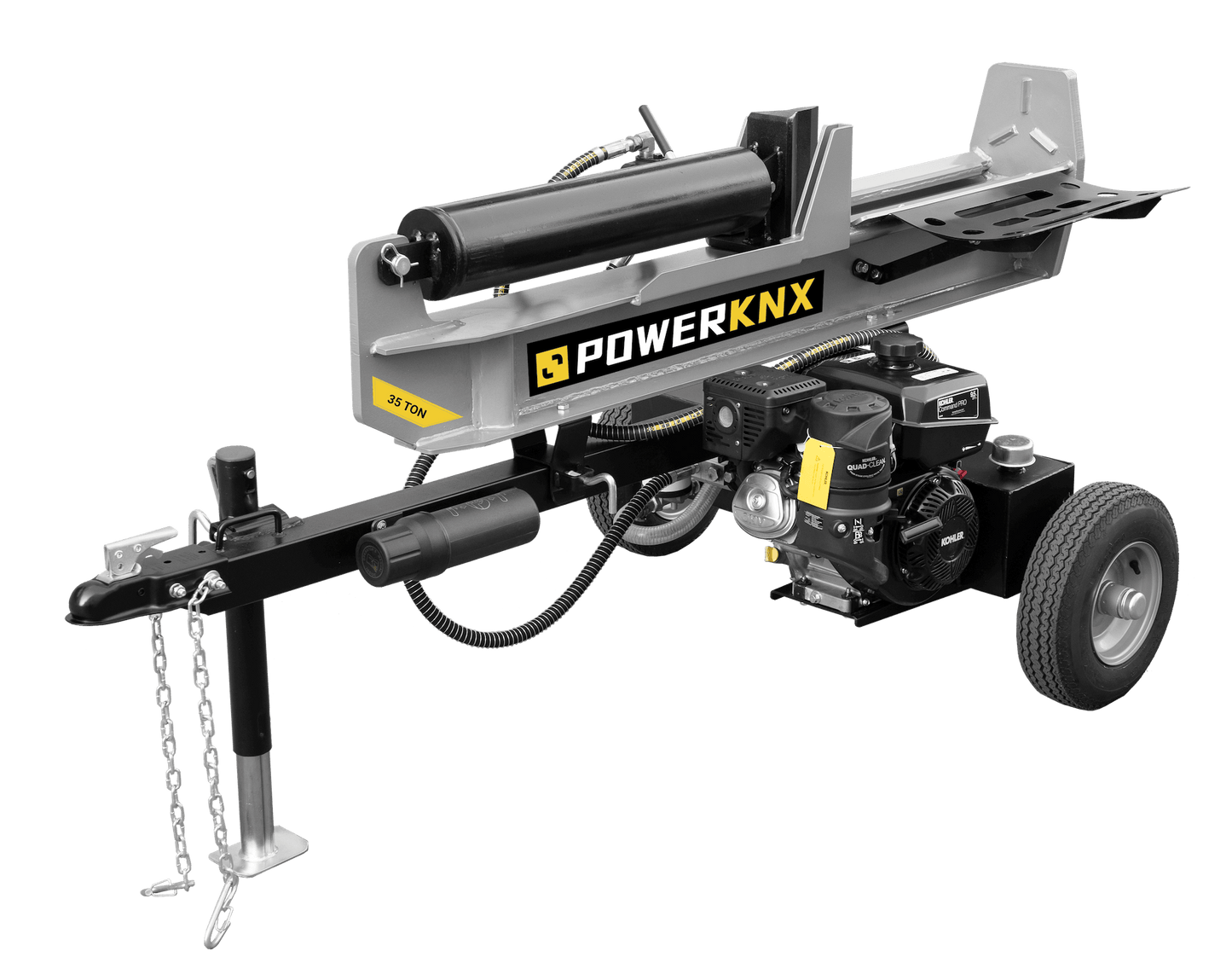 POWERKNX 35-Ton Vertical/Horizontal Gas Log Splitter - 31-405