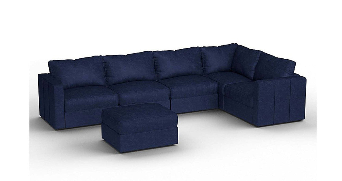 Lovesac – 6 Seats + 8 Sides Corded Velvet & Lovesoft – Sapphire Navy - 1772860036587_249