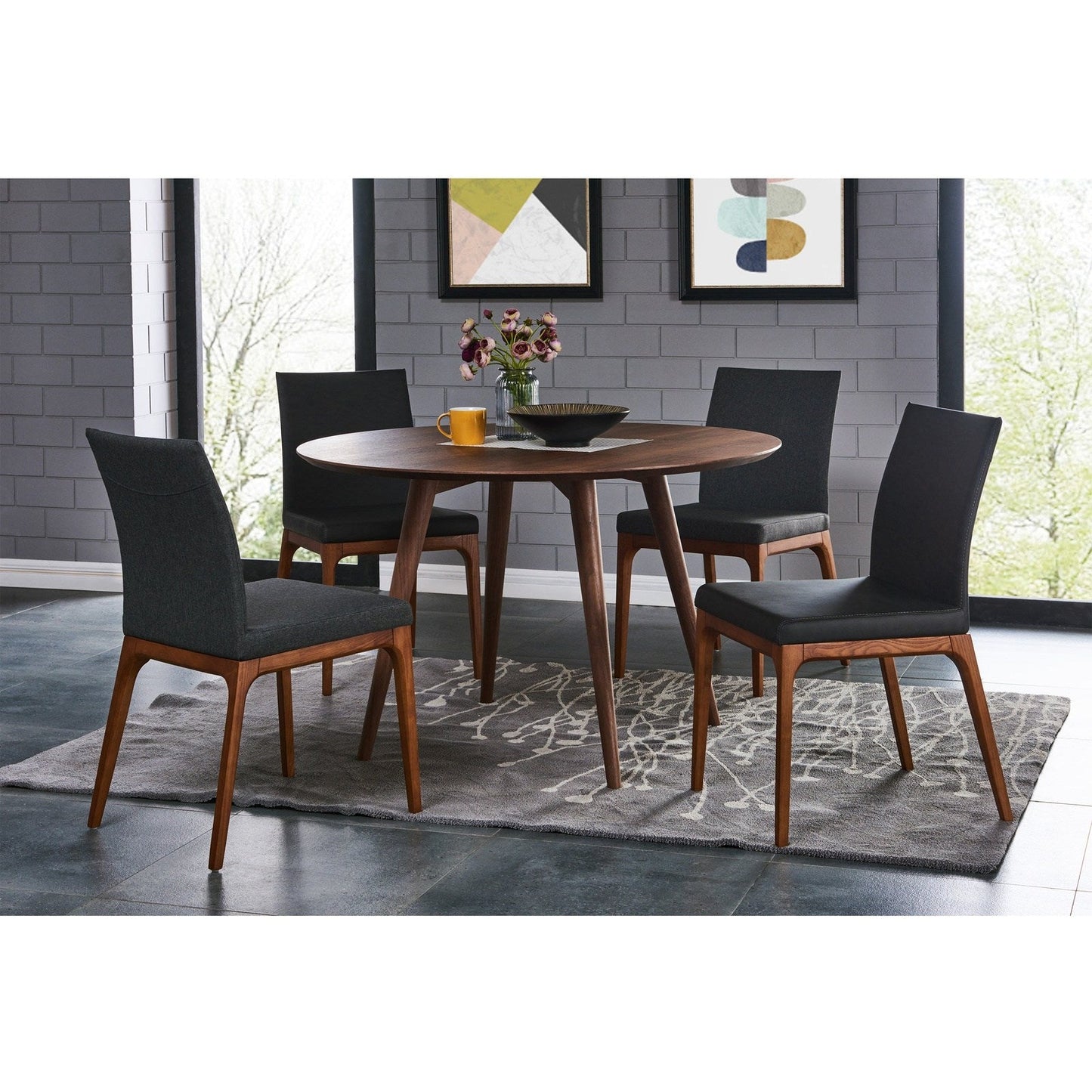 New Pacific Direct Devon Fabric Chair, (Set of 2) - 448237-NS-W