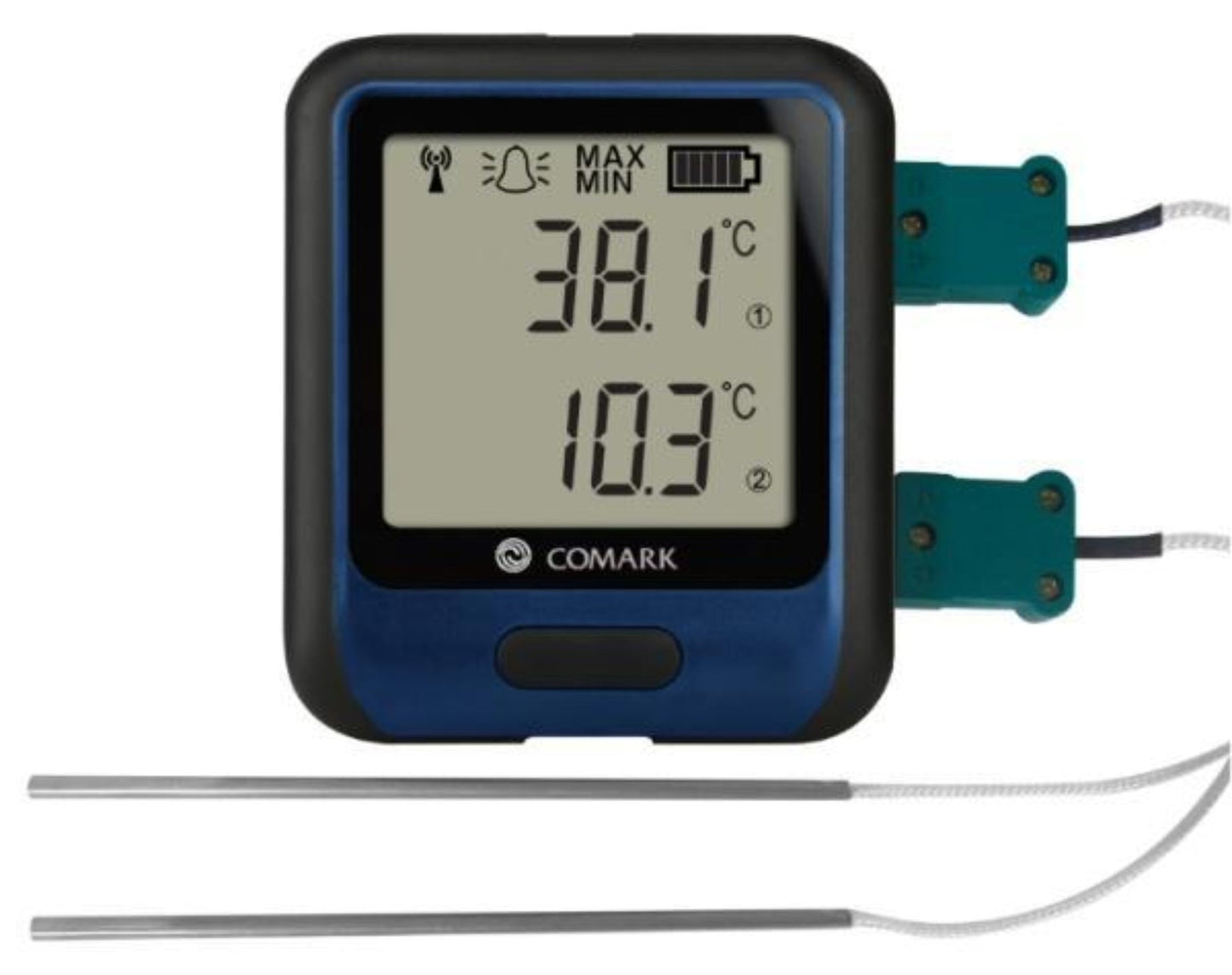 ThermoProbe RF314Dual WiFi Data Logger with 2 Type K Thermocouple Inputs - RF314Dual