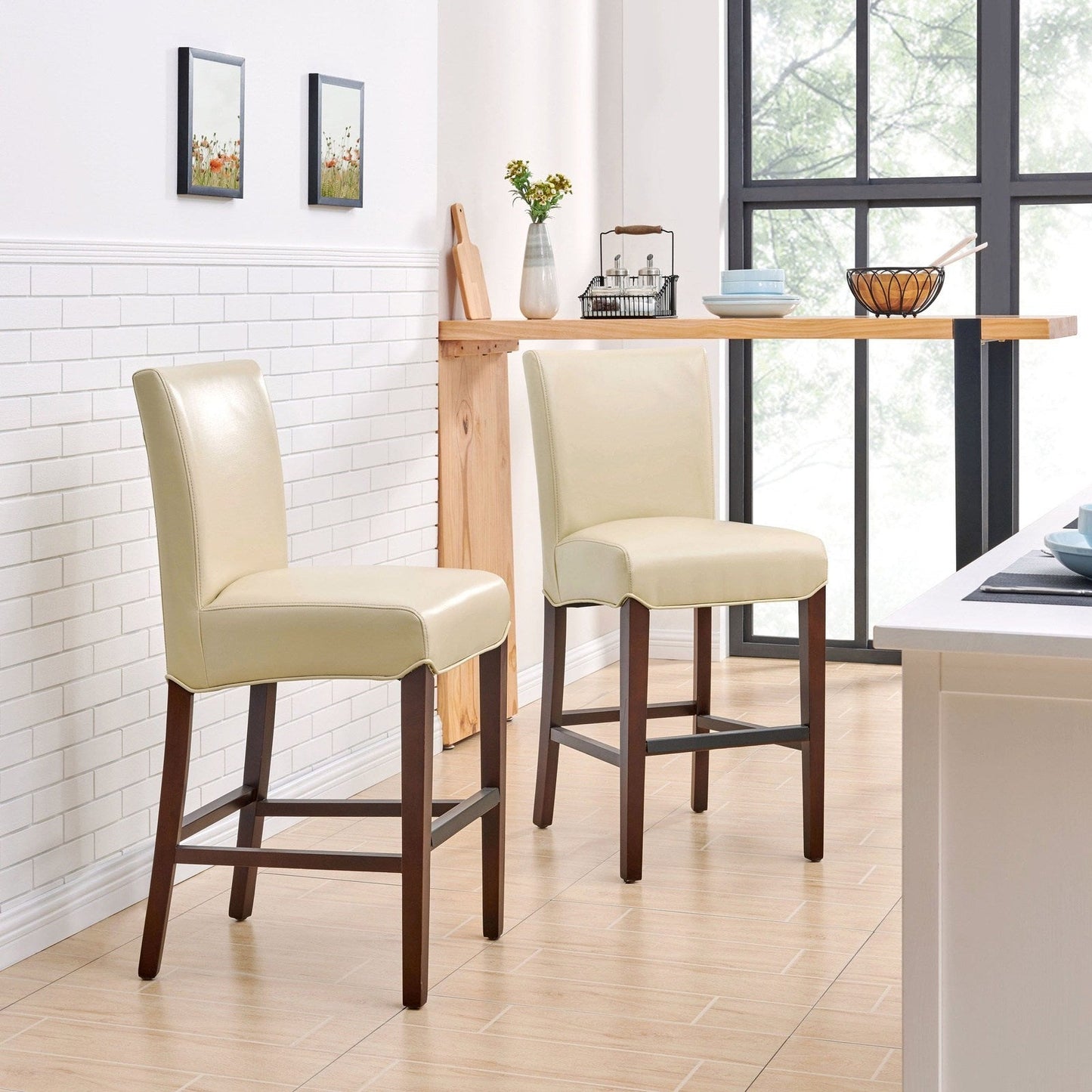 New Pacific Direct Milton Bonded Leather Counter Stool - 268527B-693