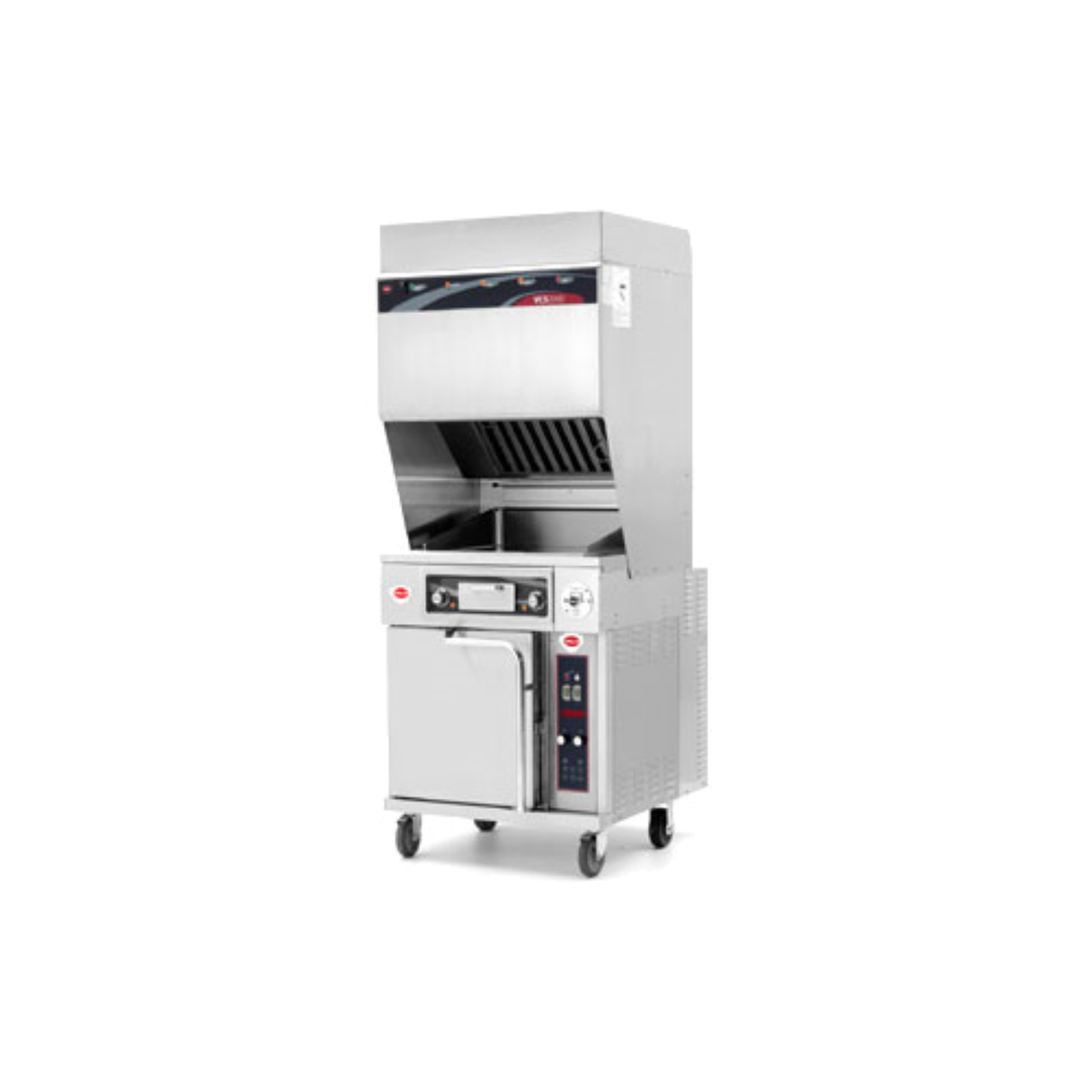 Globe Wells Ventless Cooktop with Griddle Top and Convection Oven - WLWVOG136