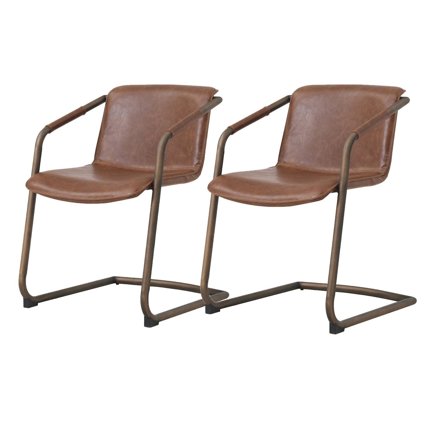 New Pacific Direct Indy PU Side Chair, (Set of 2) - 1060007-215