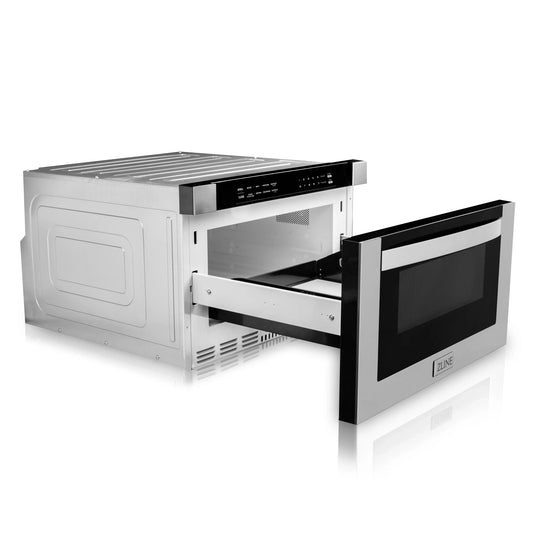ZLINE 24 Inch 1.2 Cu. Ft. Microwave Drawer In Stainless Steel, - MWD-1