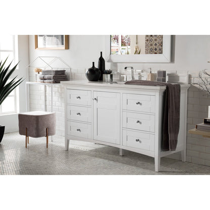 James Martin Vanities Palisades 60" Single Vanity - 527-V60S-BW-3AF