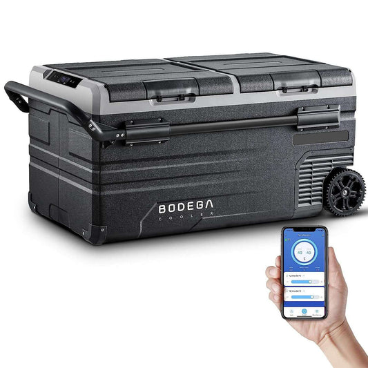 BODEGAcooler Large Portable Fridge 100qt/95L Dual Zone TWW95