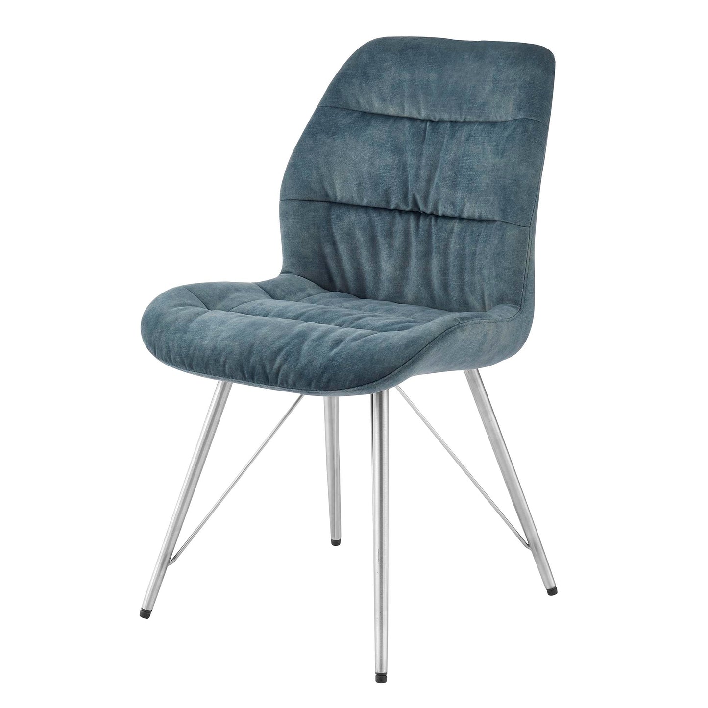 New Pacific Direct Raven Velvet Fabric Dining Side Chair, (Set of 2) 1060018-217 - 1060018-217