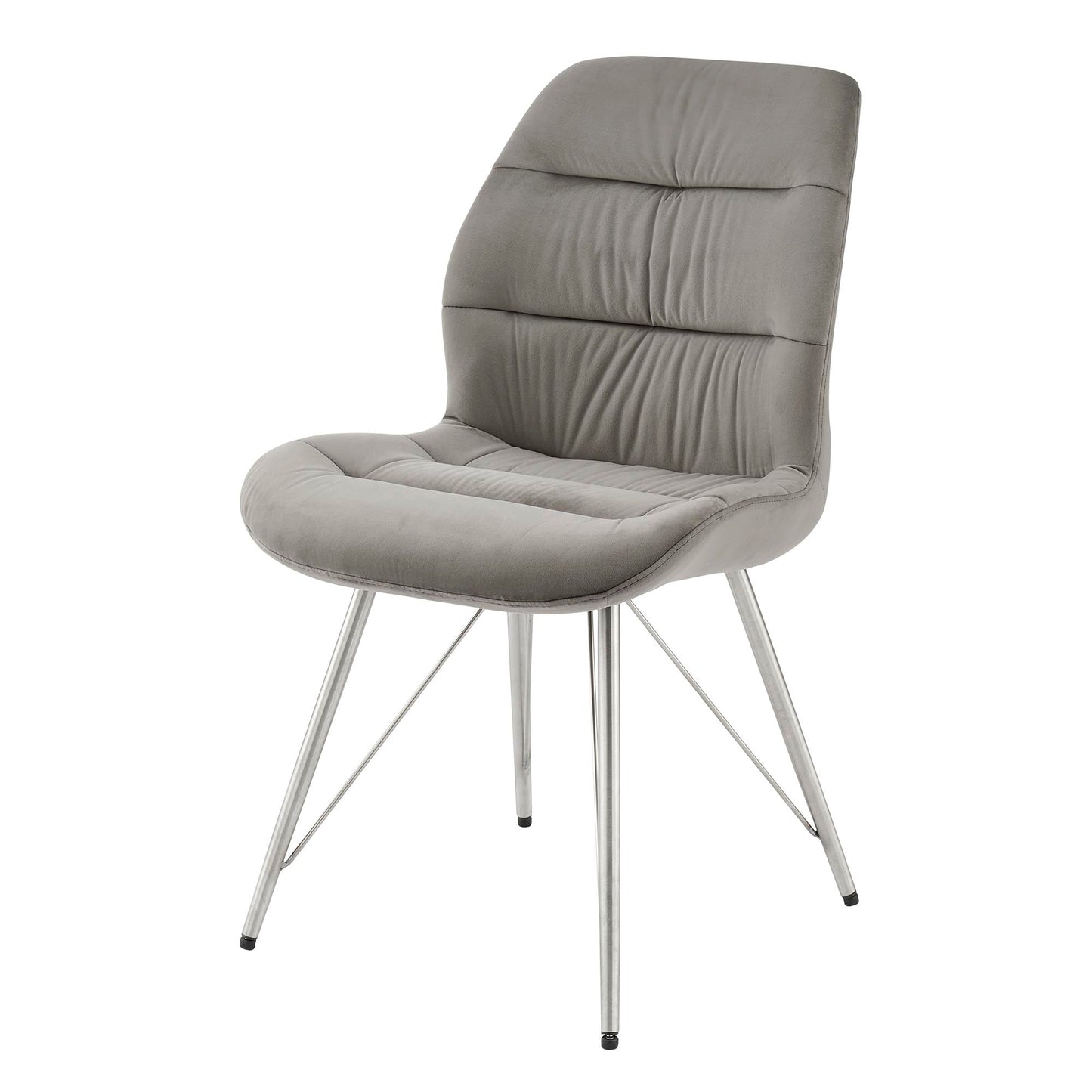New Pacific Direct Raven Velvet Fabric Dining Side Chair, (Set of 2) 1060018-363 - 1060018-363