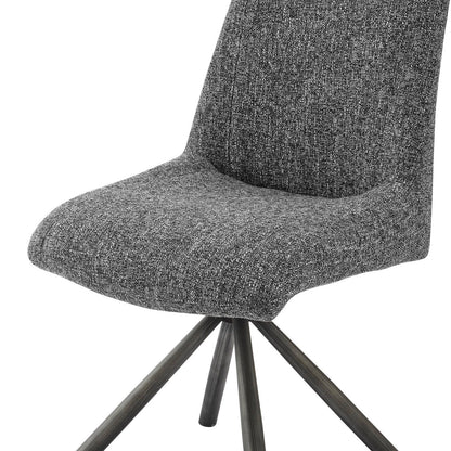 New Pacific Direct Viona Fabric Swivel Dining Side Chair (Seat), (Set of 2) 1060019-219 - 1060019-219