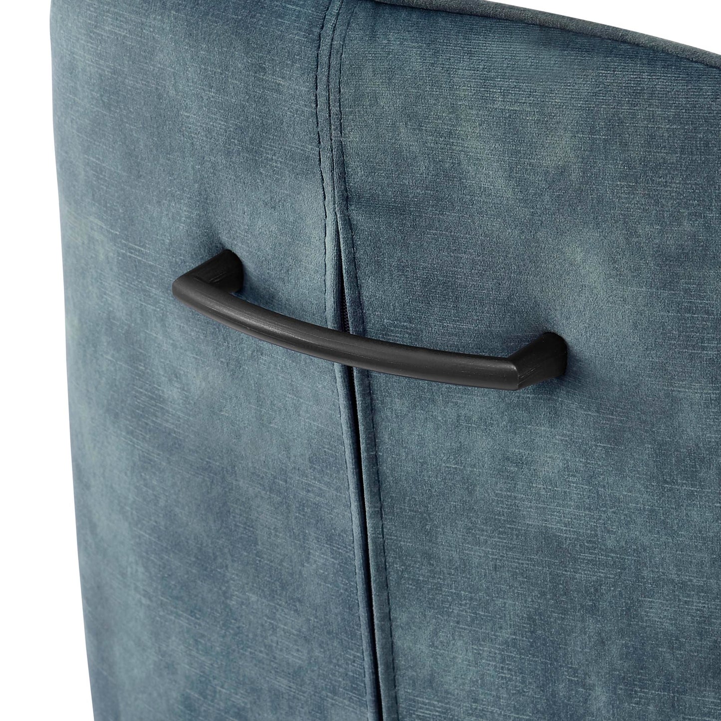 New Pacific Direct Pablo Velvet Fabric Dining Side Chair, (Set of 2) 1060021-217 - 1060021-217