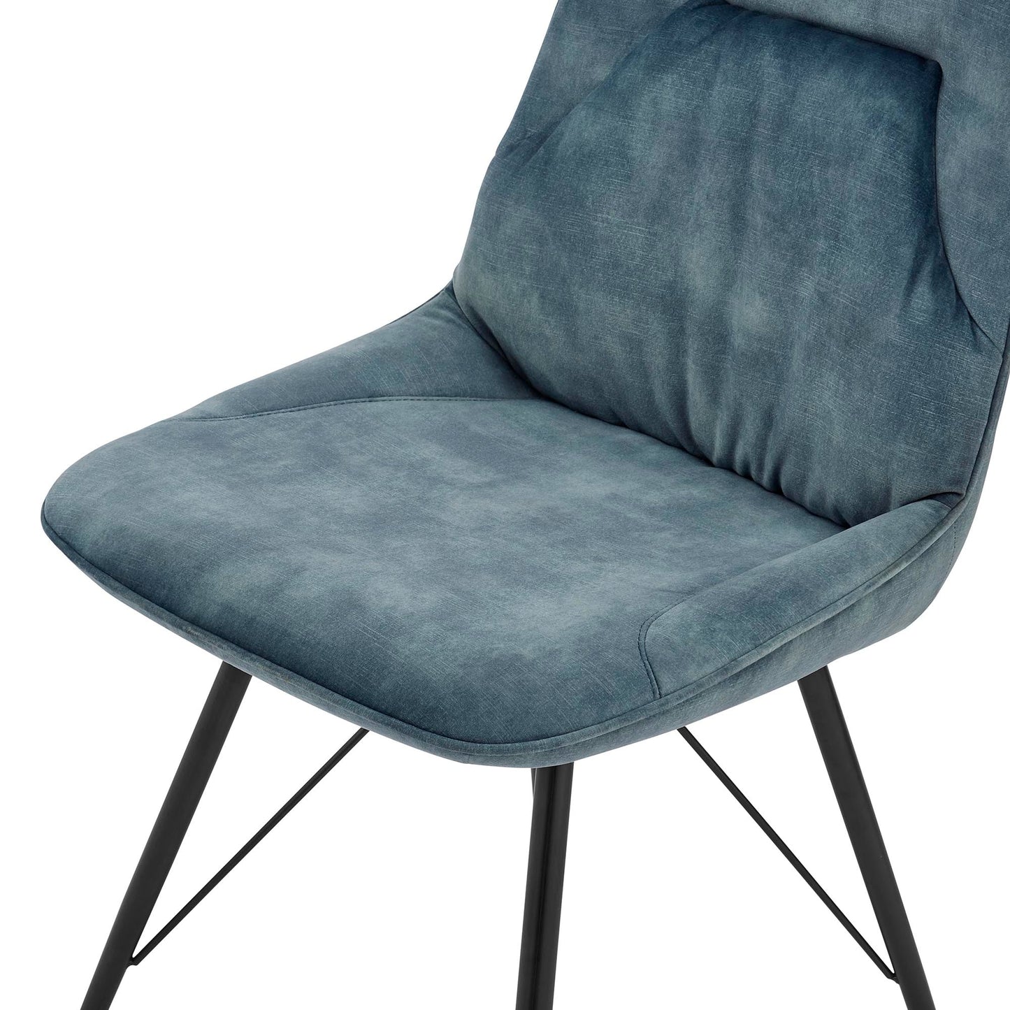 New Pacific Direct Pablo Velvet Fabric Dining Side Chair, (Set of 2) 1060021-217 - 1060021-217