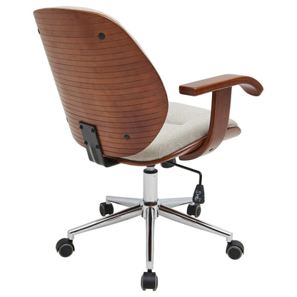 New Pacific Direct Samuel Fabric Bamboo Office Chair w/ Armrest  - 1160031-406WL