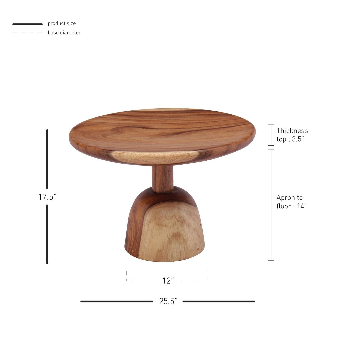 New Pacific Direct Kawhi KD Trembesi Small Coffee Table  - 1210021-N