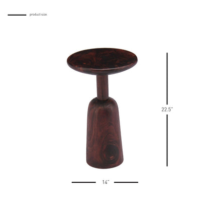 New Pacific Direct Kawhi KD Trembesi Side/ End Table  - 1210022-DB
