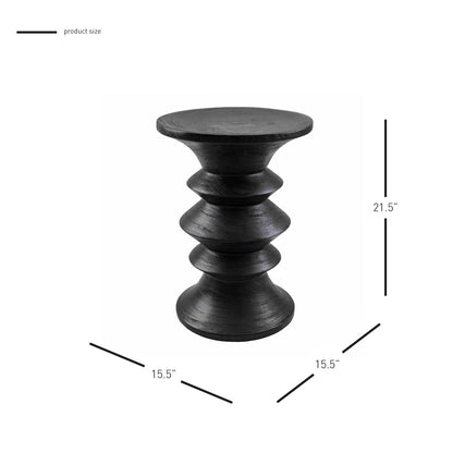 New Pacific Direct Ziva Trembesi Side/ End Table  - 1210026-B