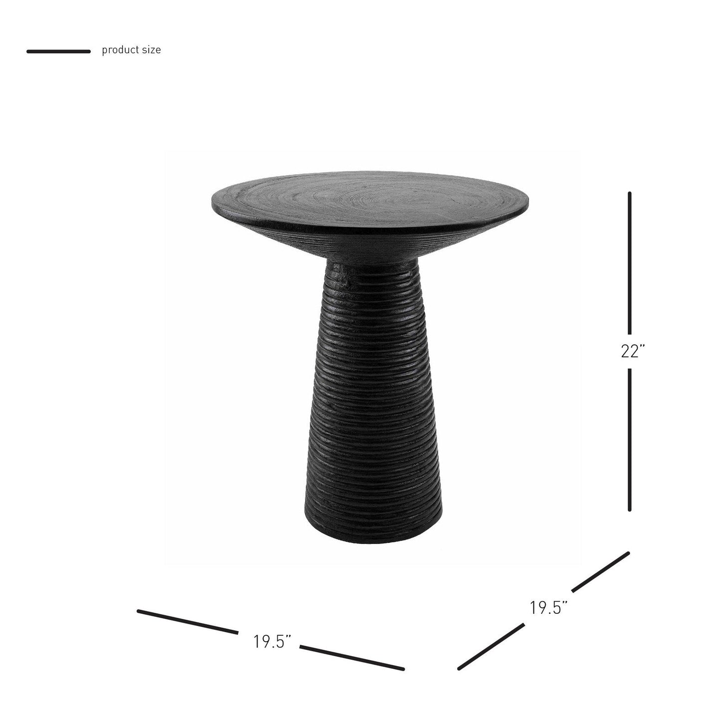 New Pacific Direct Duma Trembesi Side/ End Table 1210028-B - 1210028-B