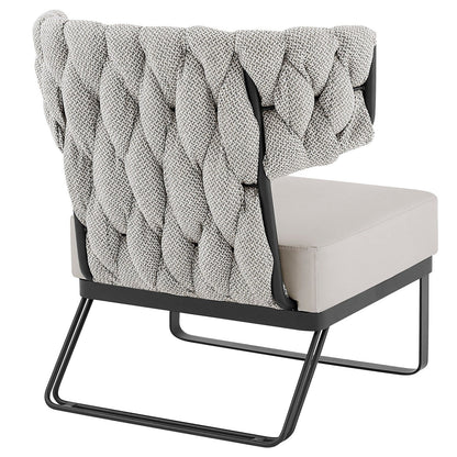 New Pacific Direct Leander Fabric/PU Accent Chair -  1240011-5006