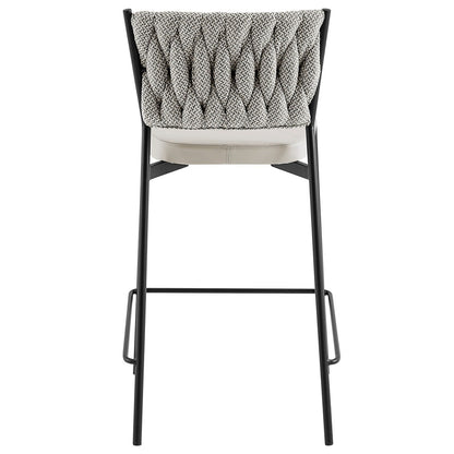 New Pacific Direct Leander Fabric/ PU Counter Stool, (Set of 4)  - 1240015-5006