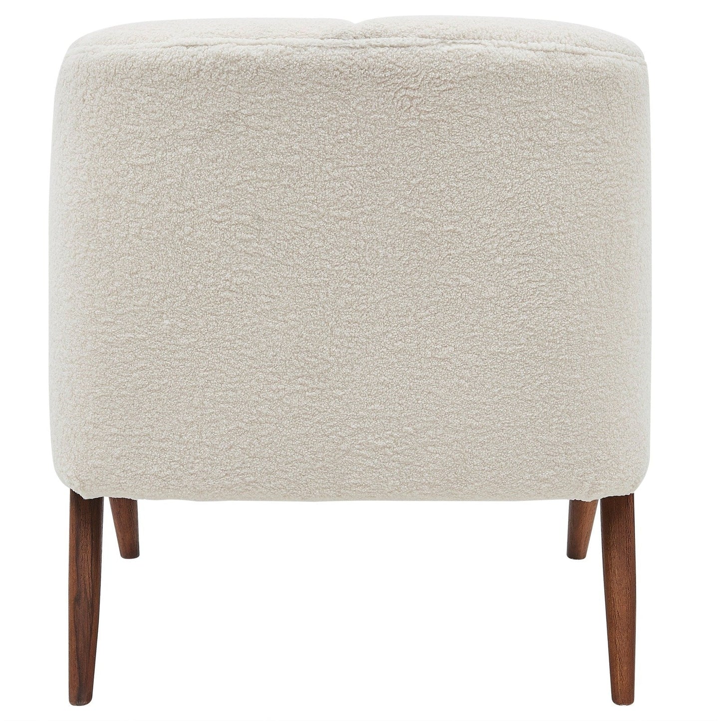 New Pacific Direct Florence Faux Shearling Fabric Accent Chair Brown Legs -  1250017-560