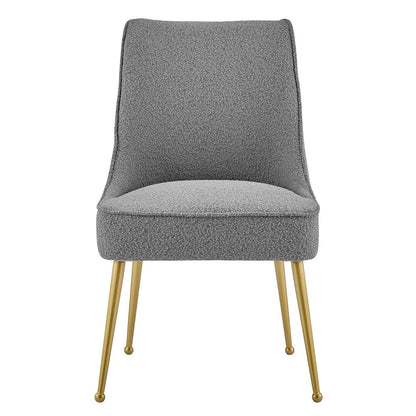 New Pacific Direct Cedric Fabric Dining Side Chair Gold Legs, (Set of 2)  - 1250026-564