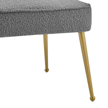 New Pacific Direct Cedric Fabric Dining Side Chair Gold Legs, (Set of 2)  - 1250026-564